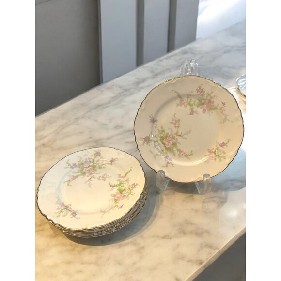 Vintage Homer Laughlin Jean set of 6 Bread & Butter Plate 6.25" - Picture 1 of 6